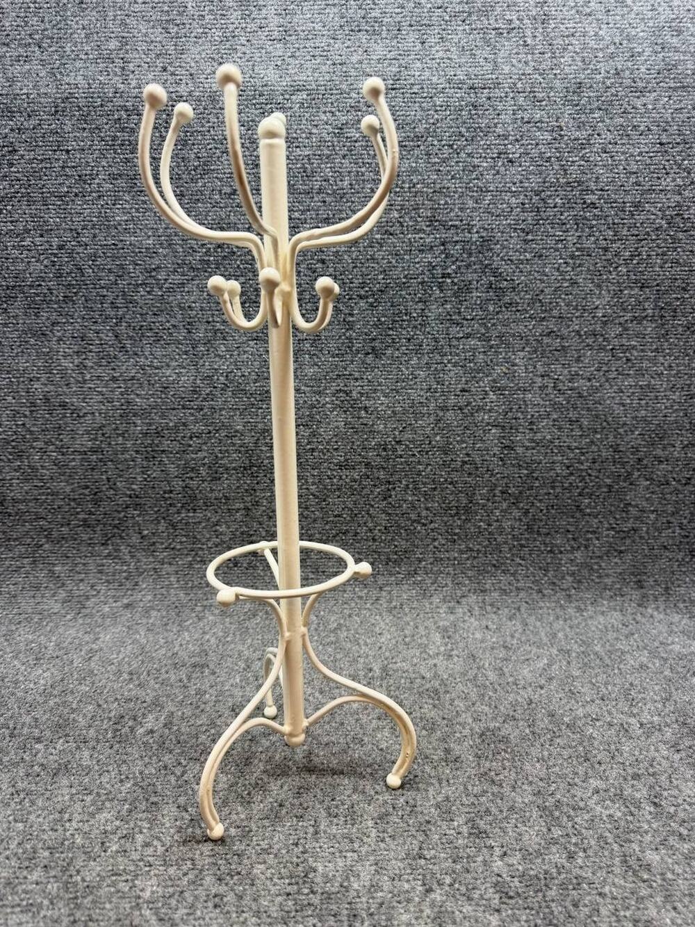 Metal Jewelry Stand Cream Tabletop Necklace Holder Organizer